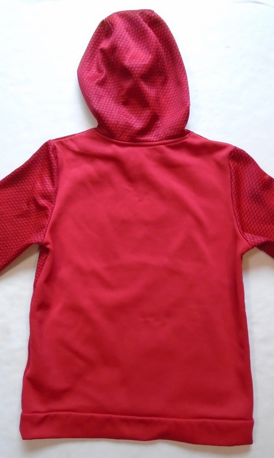Youth Boys Large Under Armour Loose Storm Hoodie Sweatshirt Red/Black