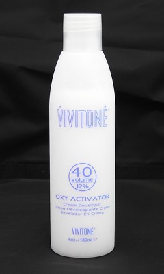 Vivitone Oxy Activator 40 Volume Cream Developer 6oz./180ml