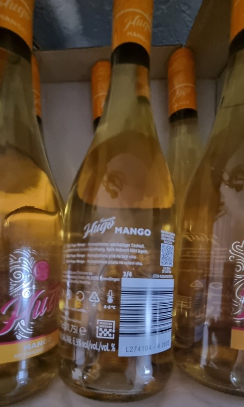 Allini Hugo Frizzante Mango (6 X 0,75l)ð¥­ð¹