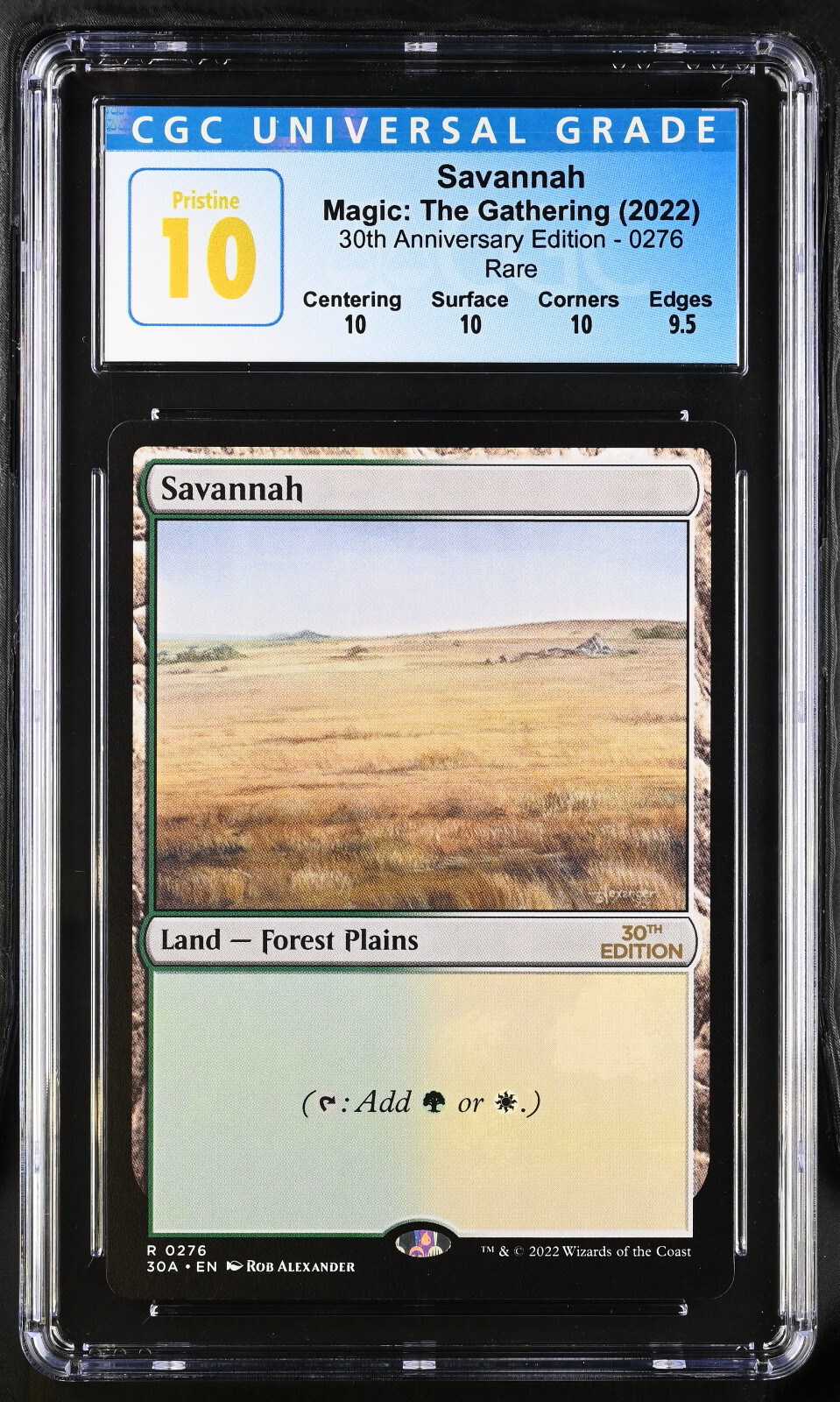 Savannah デゥアルランド MTG Revised Savannah Dual Land GEM Mint BGS 9.5 Card Magic