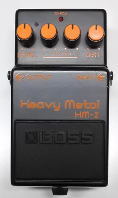 BOSS HM-2 Heavy Metal Guitar Effects Pedal MIJ 1987 #702 DHL Express or EMS