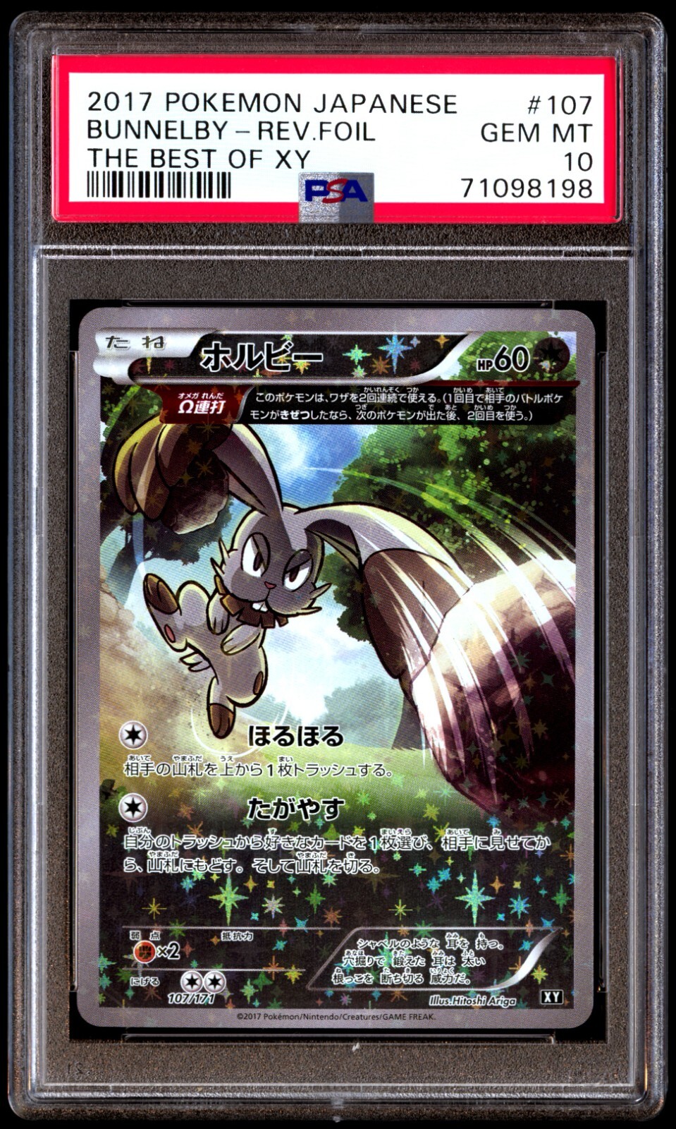 ビビPSA10 PSA 10 Gem Mint Pikachu 029/171 The Best of XY 2017 Japanese