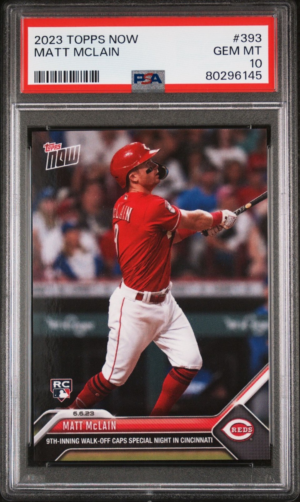 topps now マット・マクレイン Matt McLain #393 MATT MCLAIN Rookie Card 2023 Topps Now #393 Cincinnati Reds