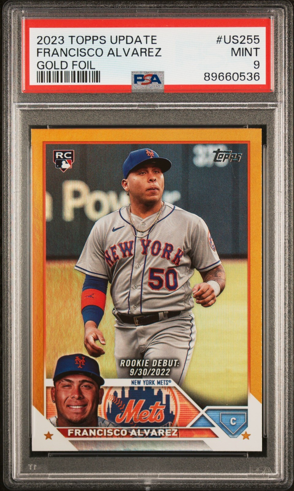 フランシスコアルバレス　ローズゴールドリフラクター　topps メッツ Amazon.com: 2023 Topps Update Series 3 Baseball #US255