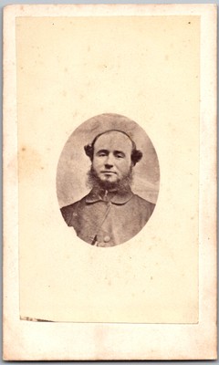CDV Circa 1870s John Lancaster Bearded Man Chester England