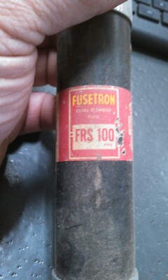 FUSETRON FRS 100 DUAL ELEMENT FUSE, LOT OF 4, SOME SHELF WEAR