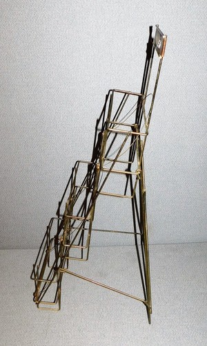 National Enquirer Vintage 3-level Newspaper-Magazine Rack 39