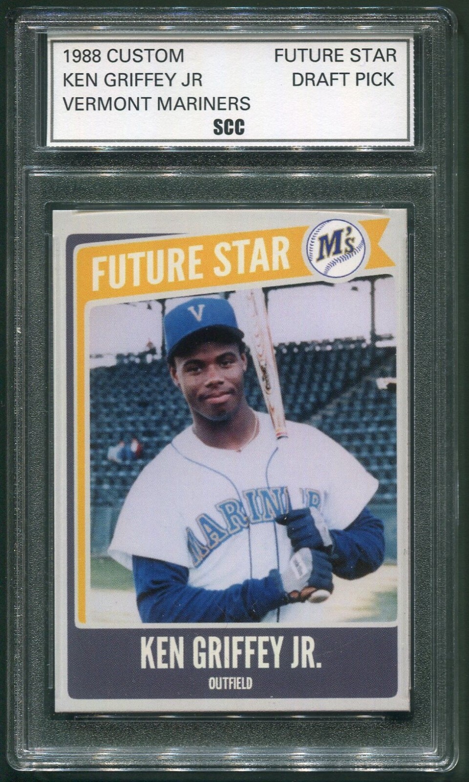 Custom 1988 Ken Griffey Jr VT Mariners Future Star Draft