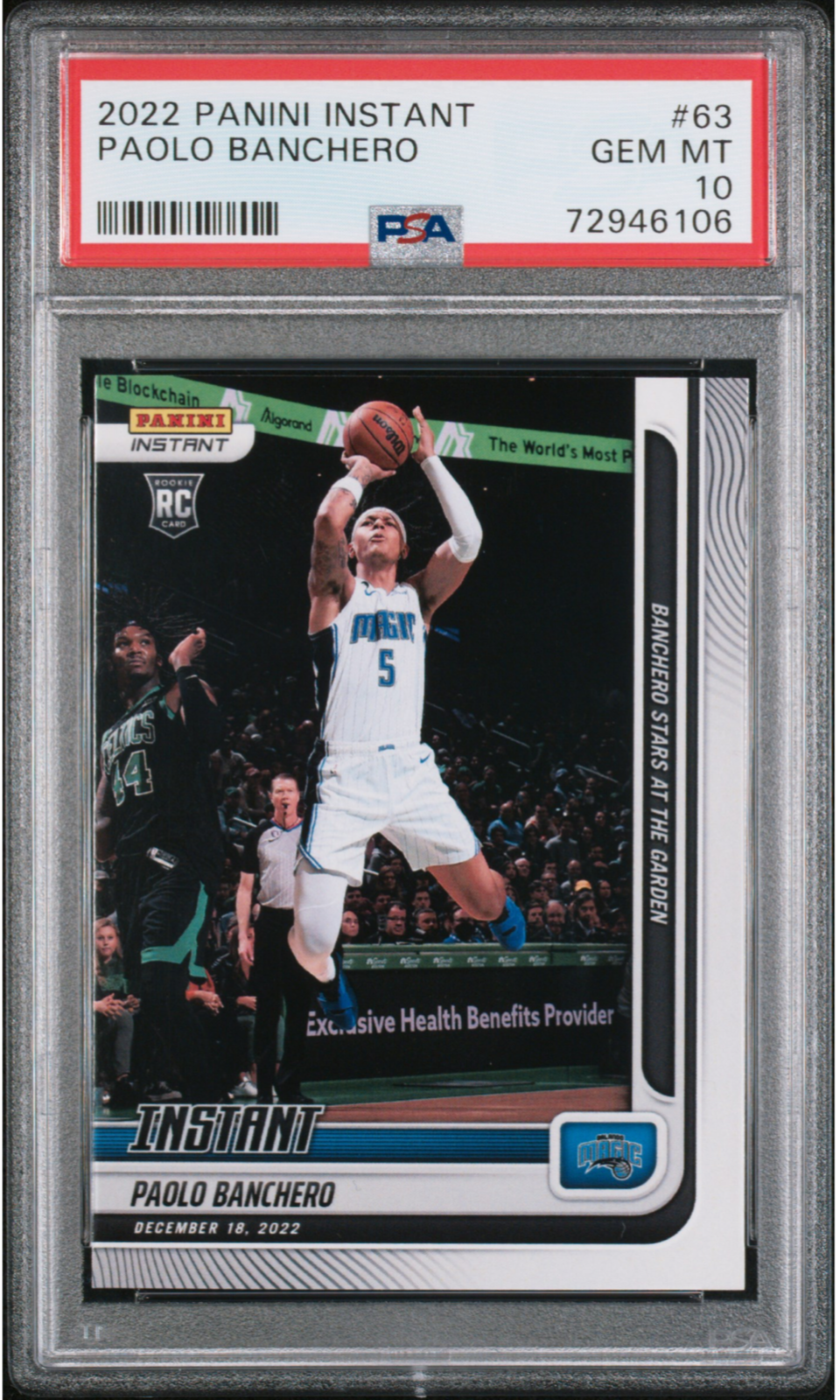 NBAカード Paolo Banchelo Panini auto RC 2022-23 Paolo Banchero Panini Hoops Hot Signatures Rookie