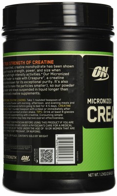 Optimum Nutrition Micronized Creatine Powder - 1200 g