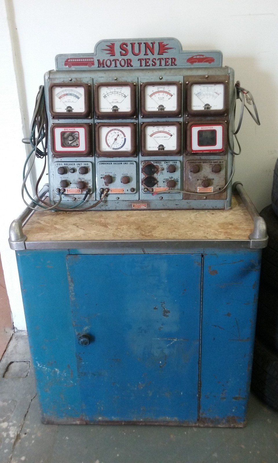 Vintage 1950s Sun Motor Tester Master Model MMT/ 48773 | eBay