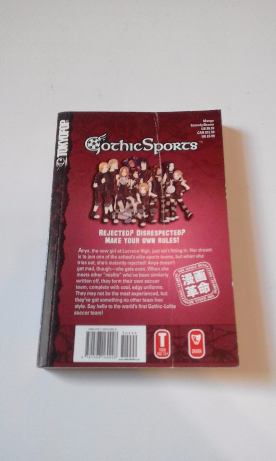 Gothic Sports Vol 1 Anike Hage Tokypop Manga English 2007