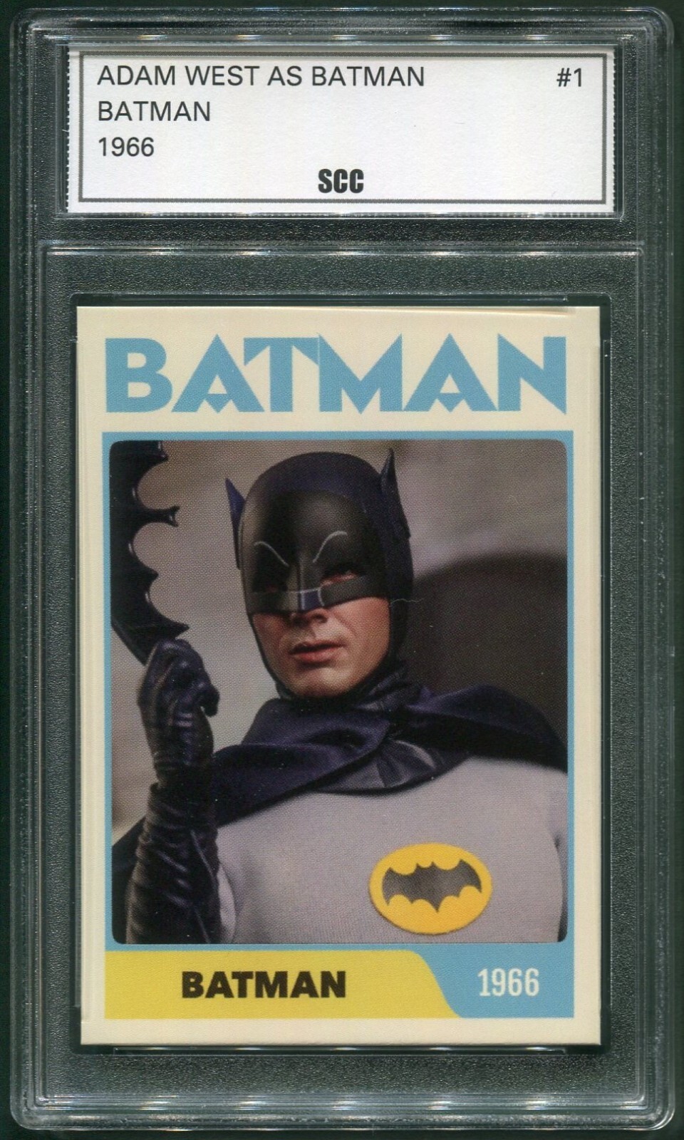 Custom 1966 Batman Adam West as Batman Trading Card #1 | eBay