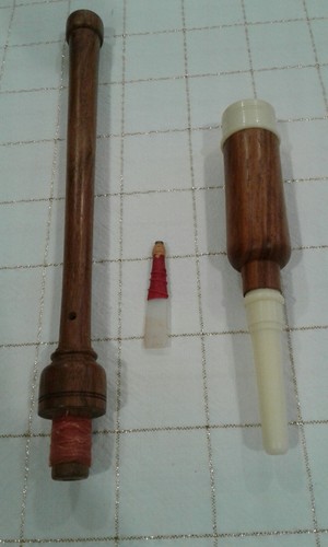 Antique Vintage Macpherson Edinburgh Scotland Bagpipe Practice Chanter in Wood