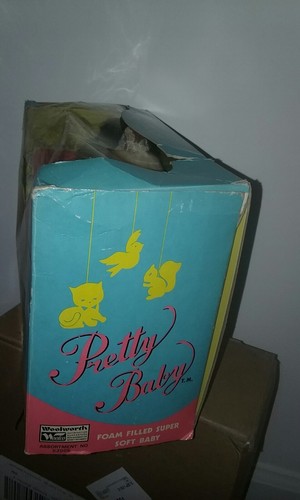 Vintage Pretty Baby African American Foam Filled Super Soft Baby Doll by Woolwor