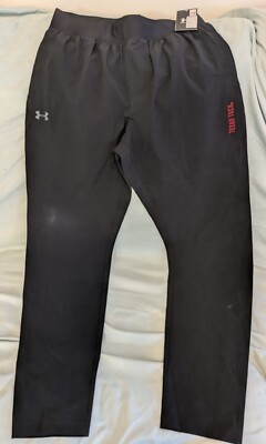 Texas Tech Red Raiders Under Armour Storm Black Pants- Size Large-NWT