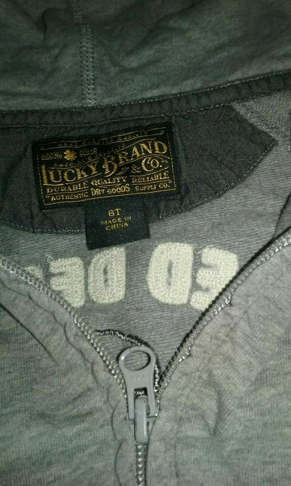 Boys Lucky Brand Sweater and Flanel Size 6T