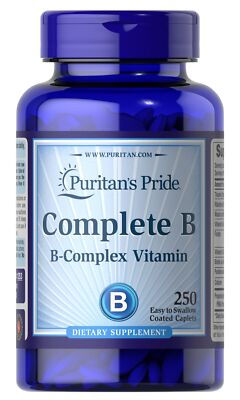 Puritans Pride Complete B (комплекс витаминов группы В) - 250 капсул