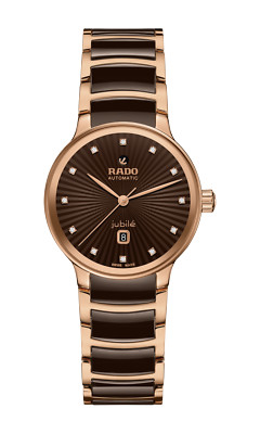 Rado Centrix Automatic Diamonds Stainless Steel Brown Dial Women Watch R30019732