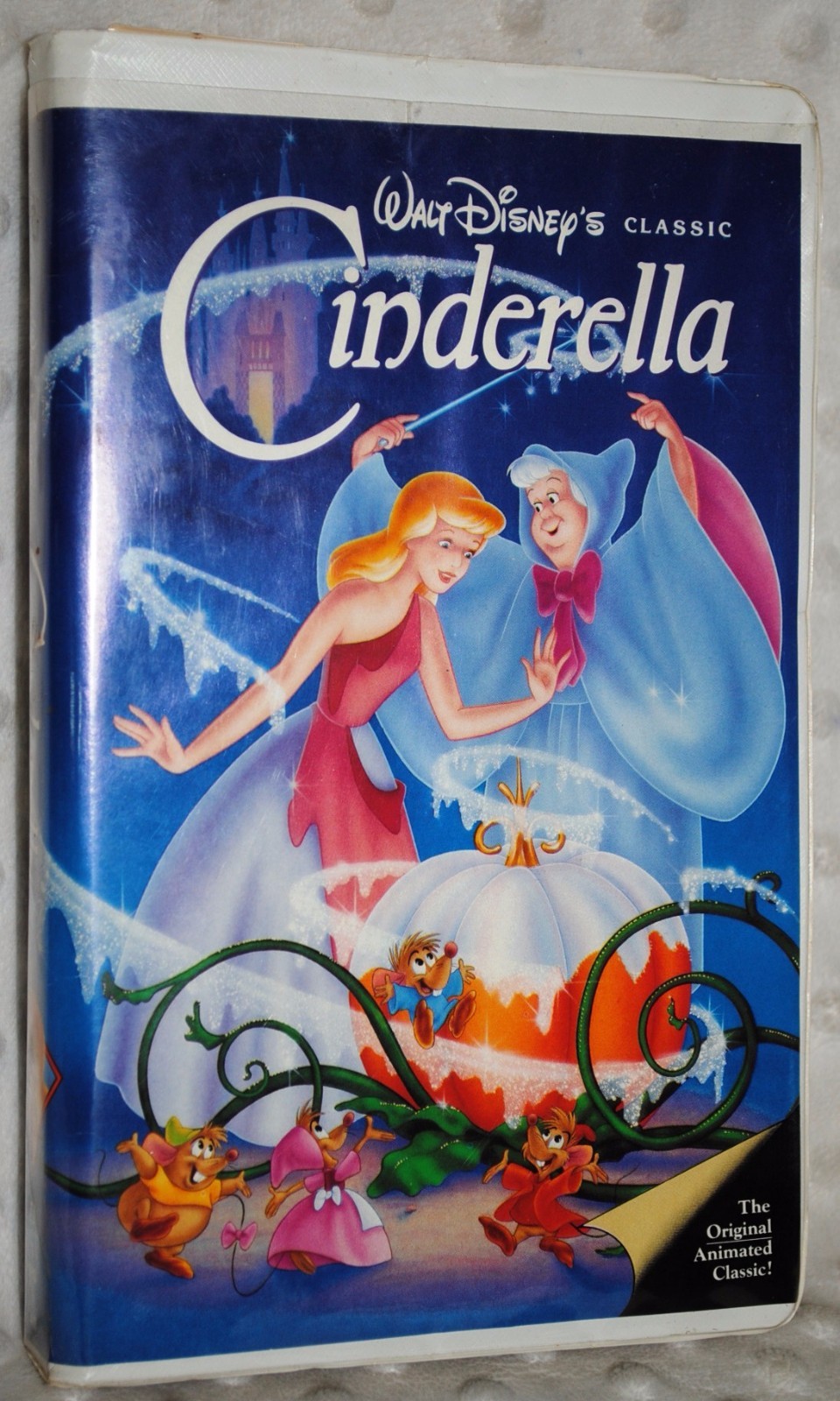 Walt Disney Black Diamond Classic Cinderella VHS Tape (ORIGINAL RELEASE)