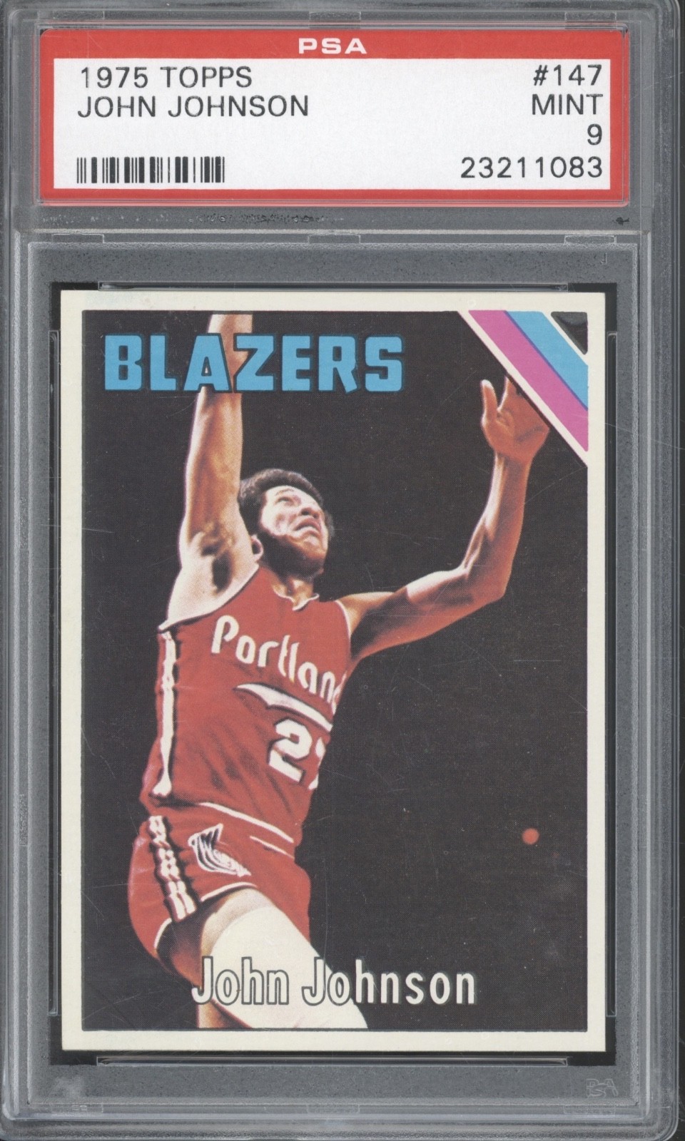 1975 Topps Basketball #147 John Johnson Mint PSA 9