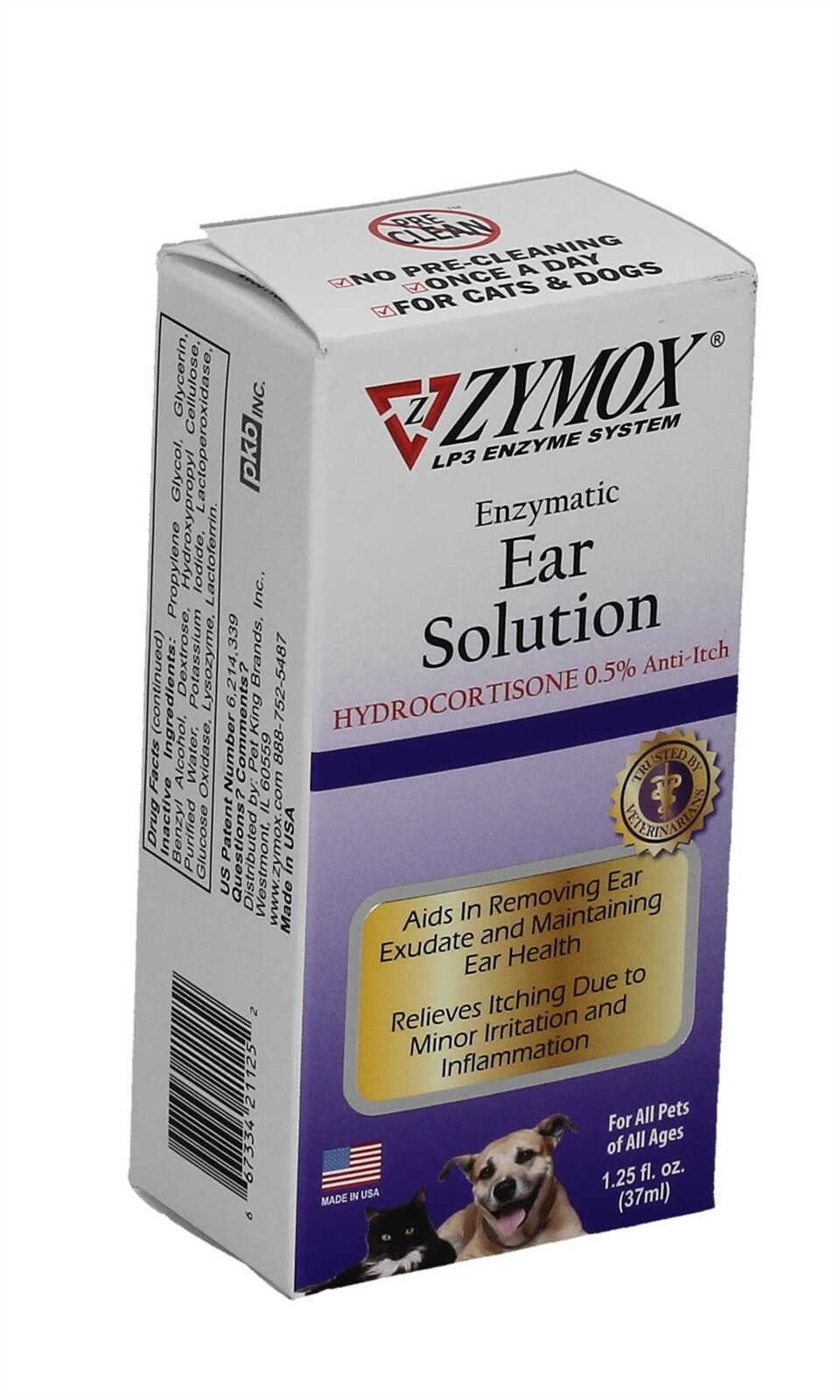 Zymox OTC Pet Enzymatic Ear Solution (Zymox ...