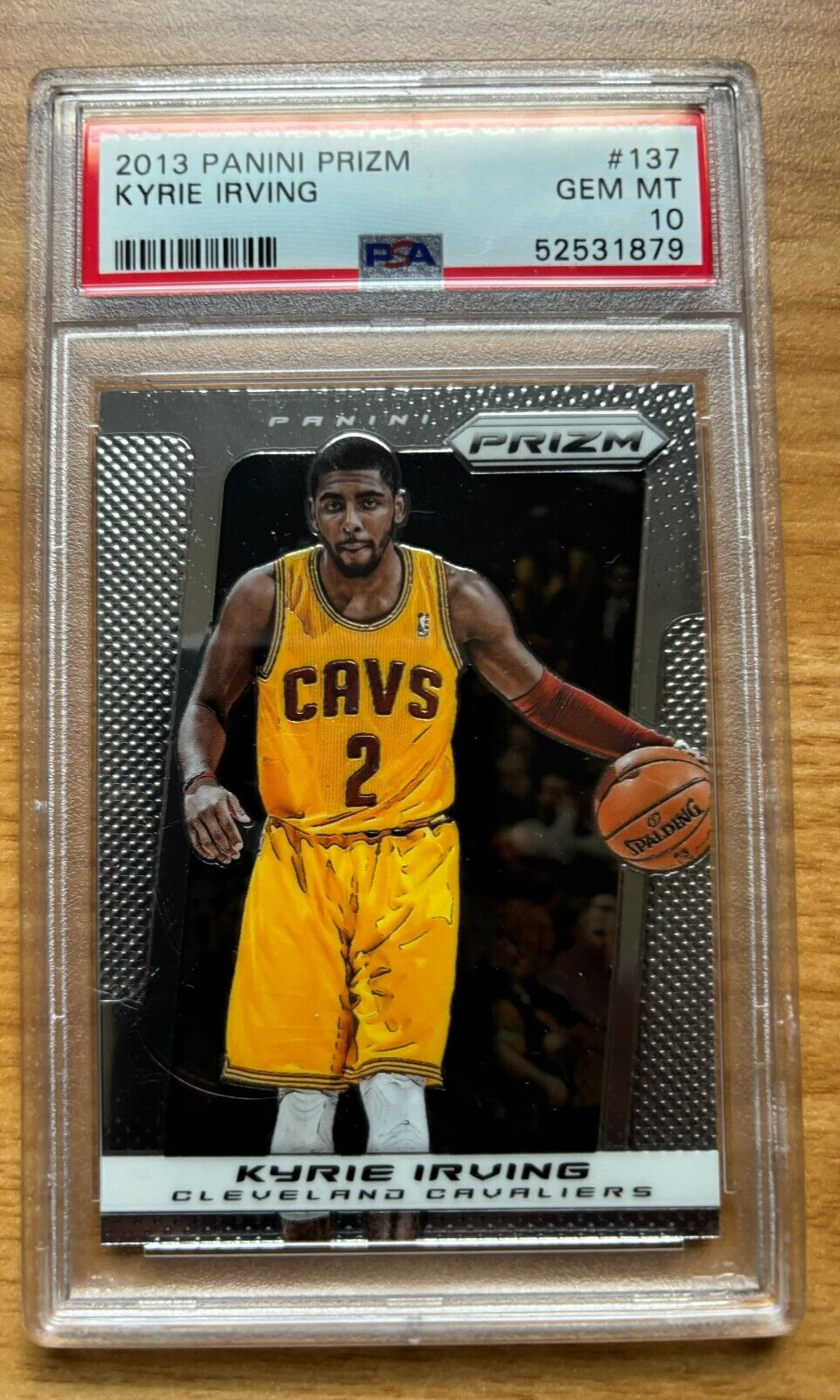ケリハーレム　LEON 2013 Panini Prizm KYRIE IRVING #137 PSA 10! 2nd YEAR PRIZM