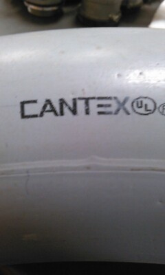 CANTEX 41UM; 4'' PVC CONDUIT 45°; SCH 40;