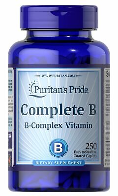 Puritan's Pride Complete B (Vitamin B Complex) - 250 Caplets