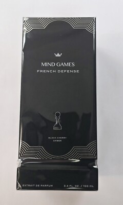 Mind Games French Defense 100mL 3.3oz Extrait De Parfum Brand New Authentic!