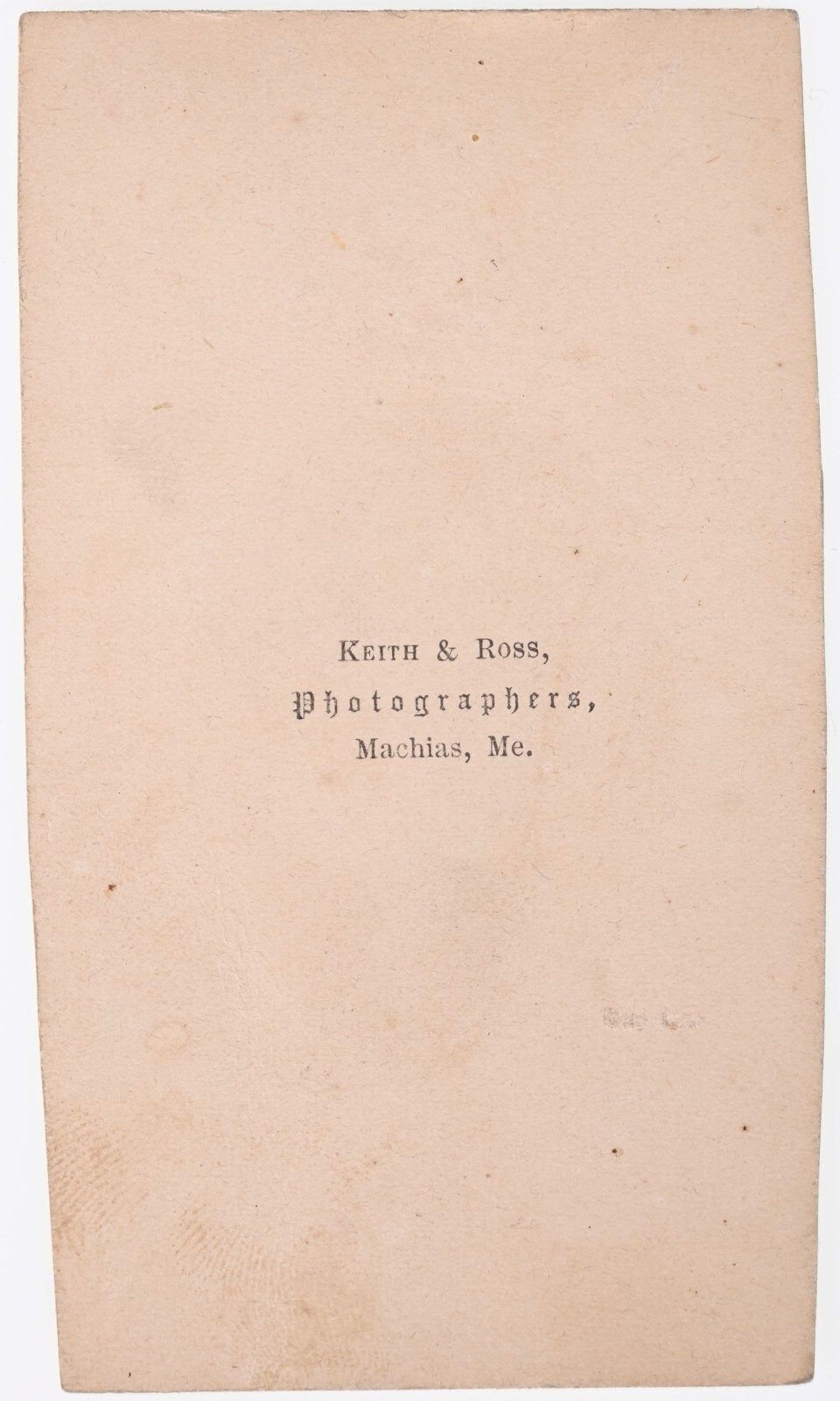 ANTIQUE CDV C. 1860s ROSS HANDSOME MAN WEARING KEPI CIVIL WAR ERA MACHIAS MAINE — additional view