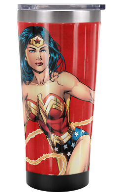 Wonder Woman Character Tumbler 20oz Vacuum Insulated Leak Resistant