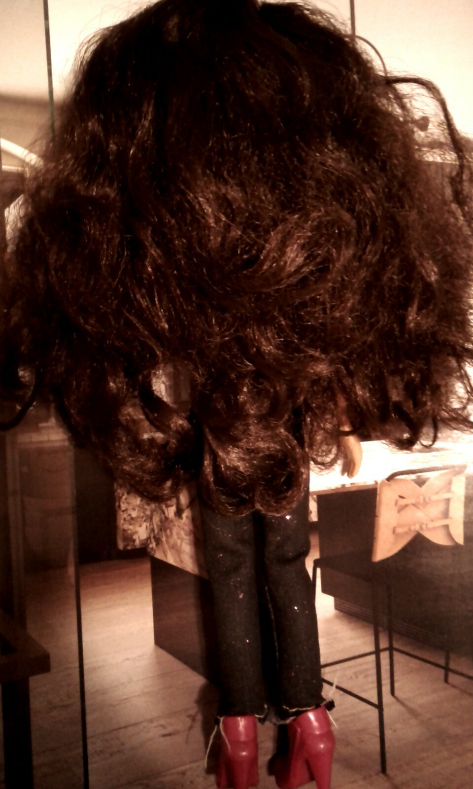 Bratz Doll Lot Goth Halloween jeans fashion  very cute pretty doll