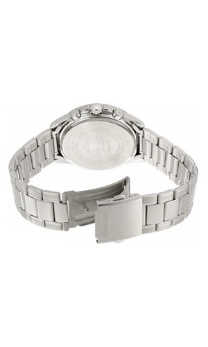 Pre-owned Casio Quartz Watch  Mtp-1374d-1avdf Steel