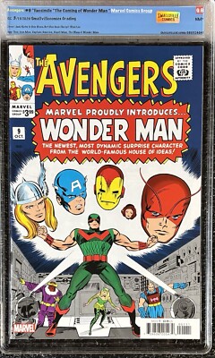 AVENGERS # 9 Graded 9.8! FACSIMILE EDITION! FIRST WONDER MAN  