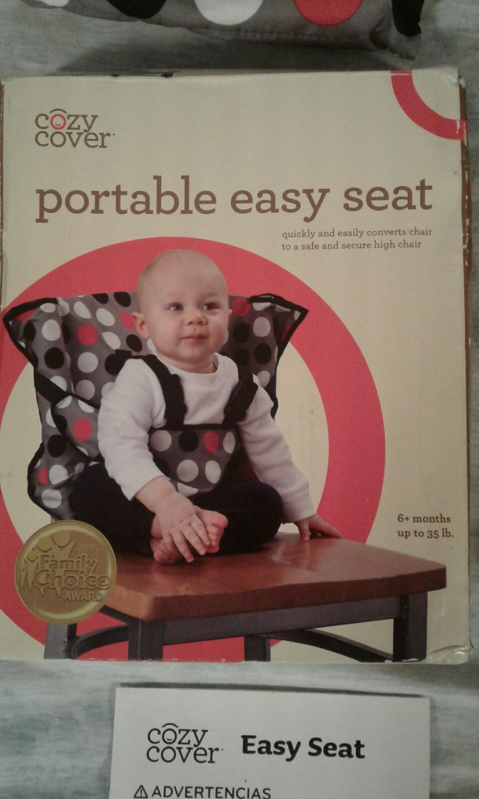 Portable Infant Safety Easy Seat Portable Chair Cover by Cozy Cover 6+ Months