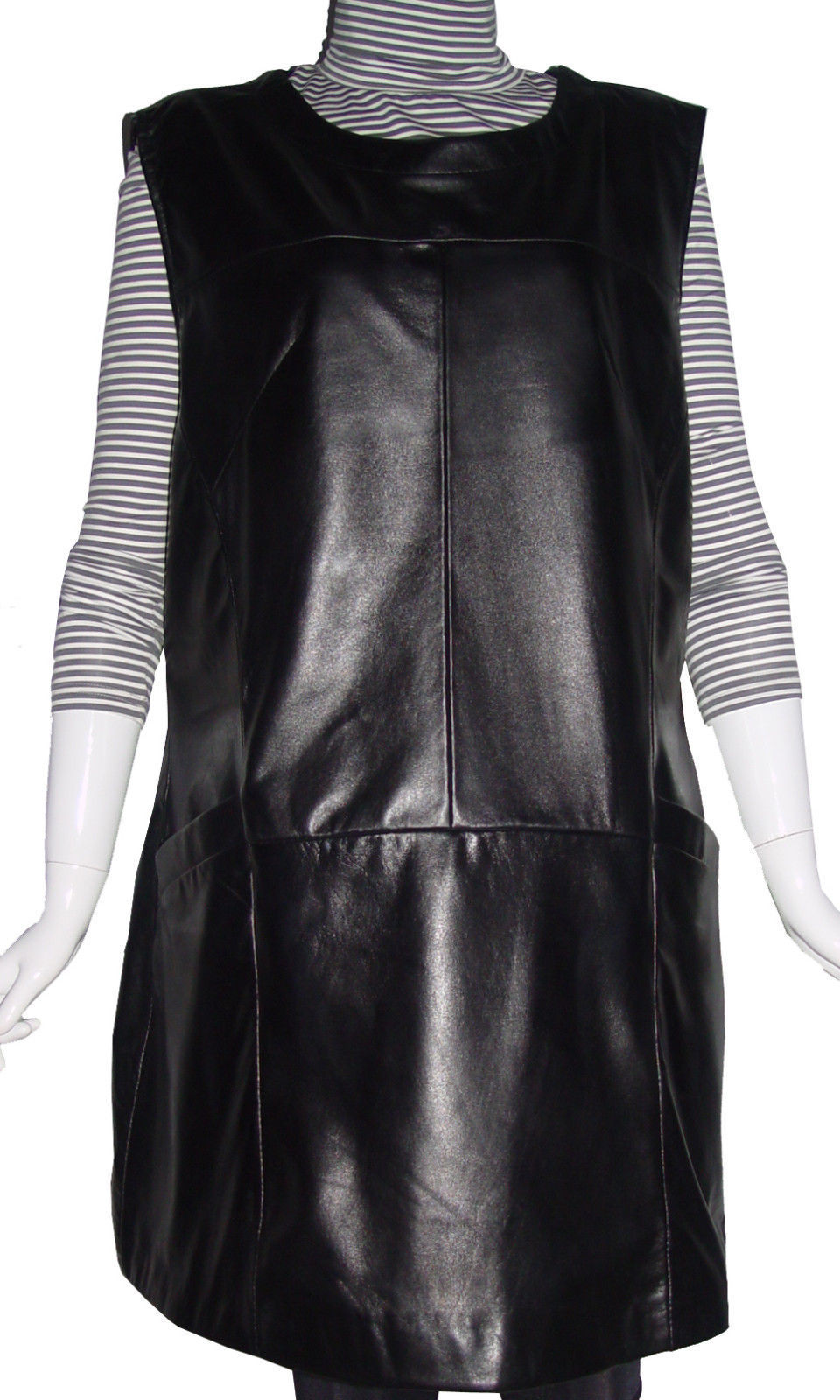 Leather Plus Size Dresses for Women