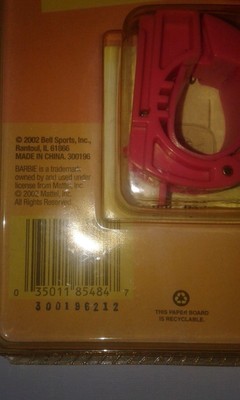 VINTAGE Barbie Bike Radio 2002 Bell Sports 3+ Yrs 035011854847 NEW IN PACKAGE