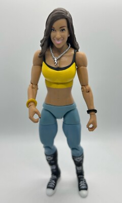 WWE AJ Lee Basic Series 24 Mattel Action Figure   6  Vintage   Loose, Rare!