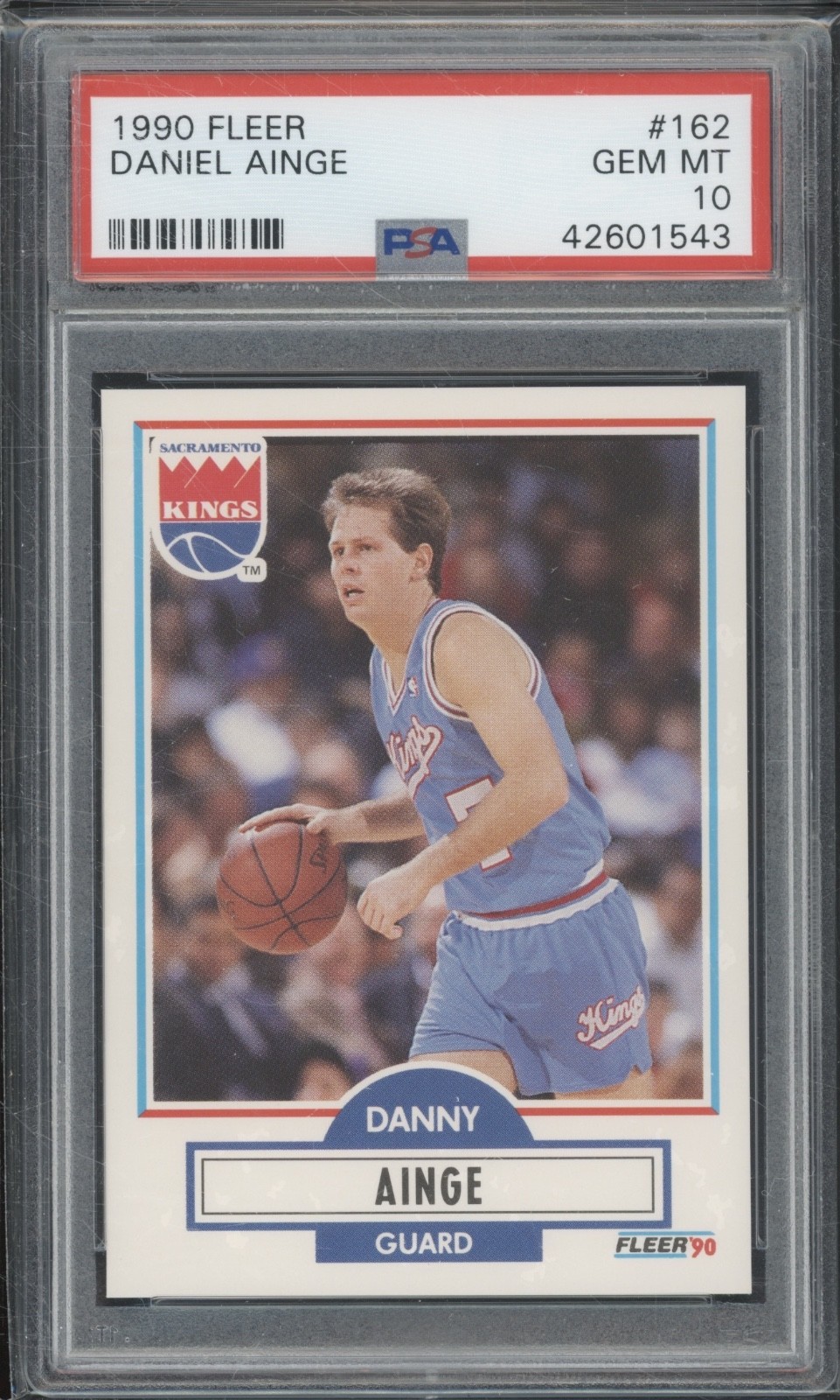 1990 Fleer Basketball #162 Daniel Ainge Gem Mint PSA 10