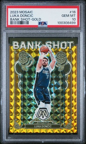 Luka Doncic　SELECT en fuego GOLD　PSA10 2022-23 Luka Doncic Panini Select En Fuego Gold 5/10 PSA 9