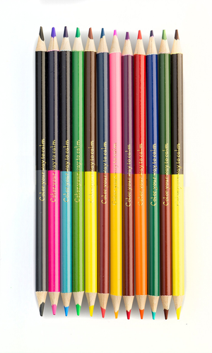 Island Breeze Adult Coloring Book Set With 24 Colored Pencils And Pencil Color