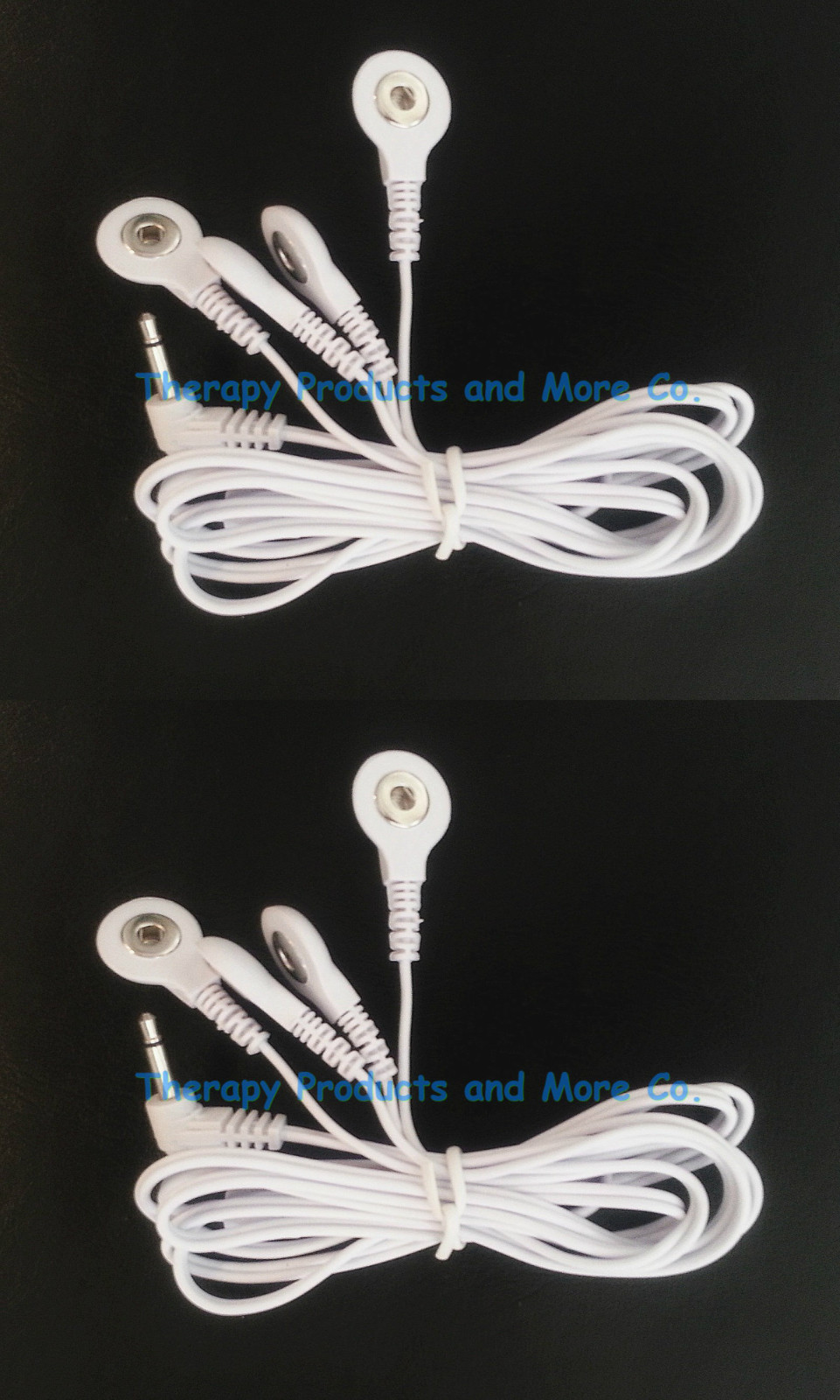 2 ELECTRODE LEAD WIRES 3.5mm(4 in 1)COMPATIBLE W/ EROSTEK, SMA...