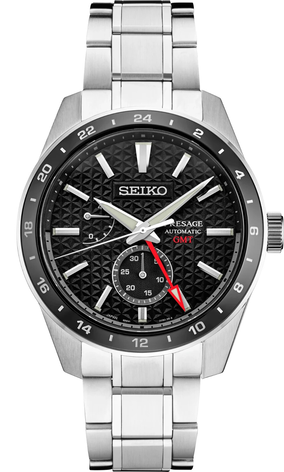 Pre-owned Seiko Presage 42.2mm Black Dial Watch Spb221