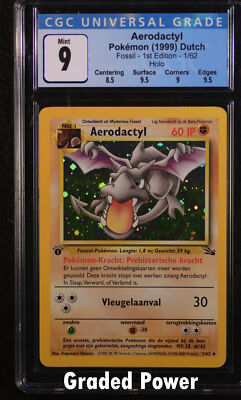 ポケモン - Aerodactyl プテラ 1ED 1st Edition 英語版 1/62 Pokemon Aerodactyl 1/62 1st Edition Holo Rare Card Fossil