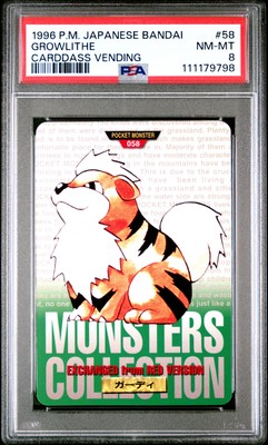Growlithe PSA 8