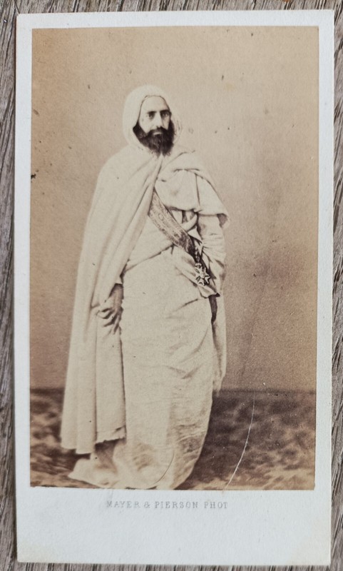 Photo Cdv Abdelkader Ibn Muhieddine Par Mayer & Pierson Abd El Kader AlgÃRie
