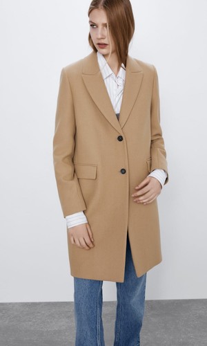 ZARA キャメル ケープコート Manteco S ZARA × MANTECO ケープコート ショートコート キャメル XS-S