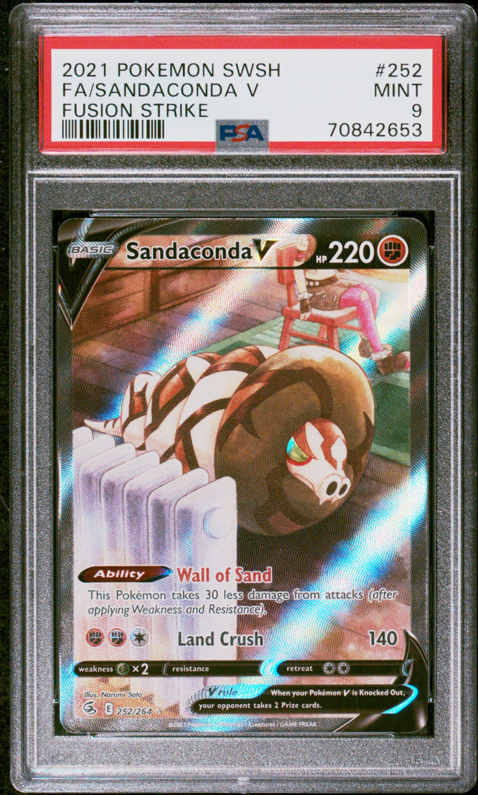 その他 P. Zatan Pokemon Fusion Strike Sandaconda V 252/264 Alternative Alt