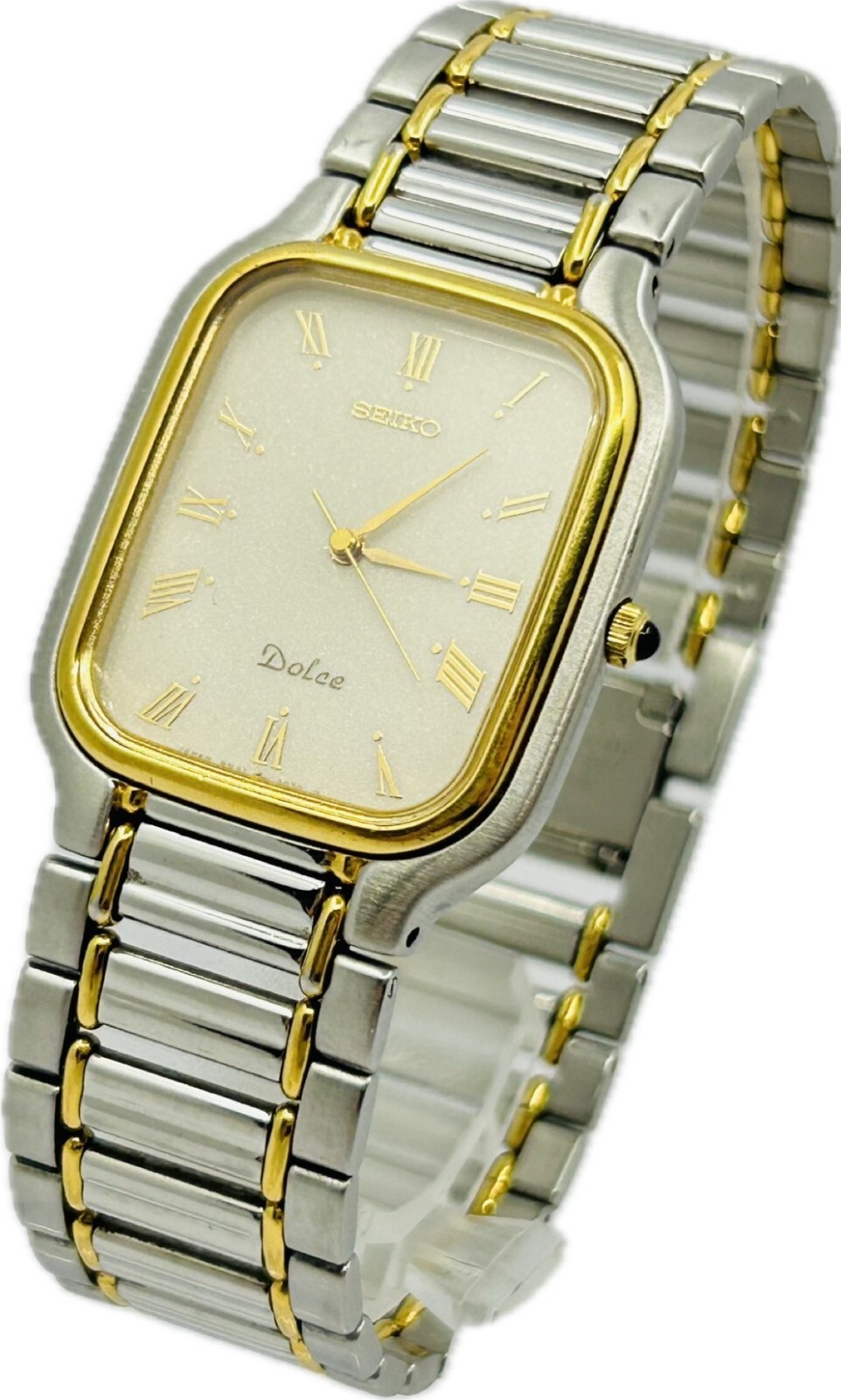 Seiko Dolce 8N41-5060 Quartz WhitexGoold Dial Unisex Watch